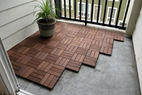 Balcony Flooring Ideas That Renters Can Undo