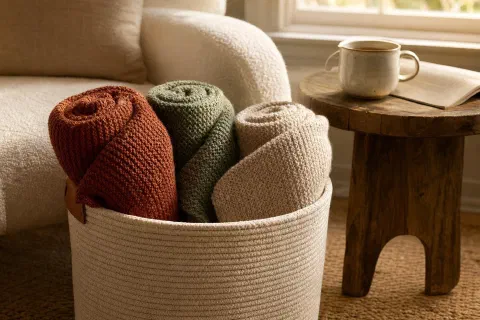 Blanket Storage Ideas That Actually Hold Their Shape