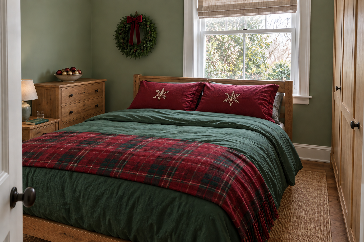 Christmas Bedroom Decor Ideas for Small Spaces