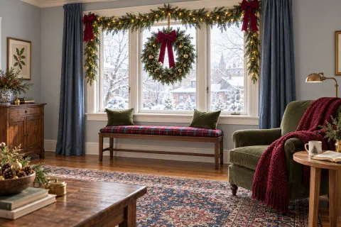 7 Christmas Window Decorating Ideas for Renters
