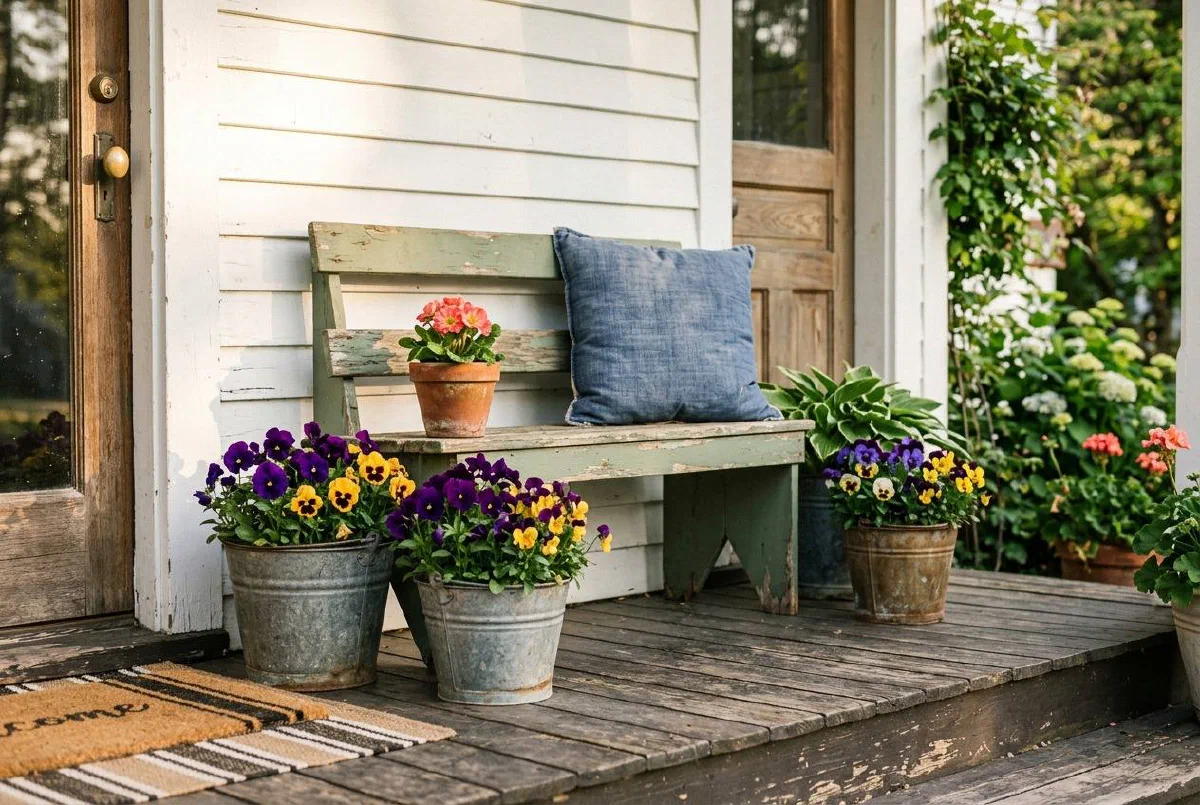 Cozy Front Porch Ideas for Early Spring