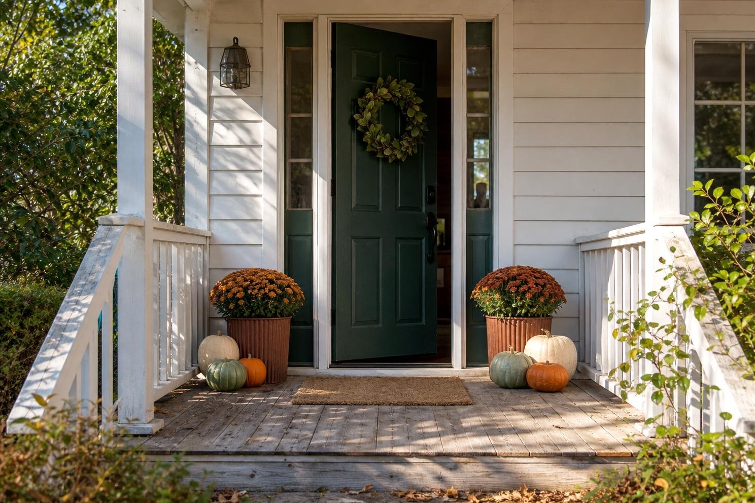 Fall Front Porch Decor for a Small Porch: 7 Ideas