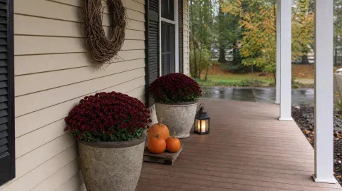 6 Fall Porch Decor Fixes for Wind and Rain