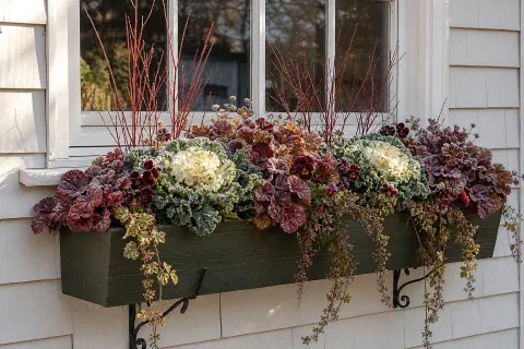 Fall Window Box Ideas After Frost: 7 Options