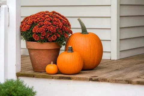 Front Porch Pumpkin Ideas: How Many and What Sizes