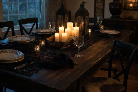 Halloween Table Centerpiece Ideas: 6 Moody Picks