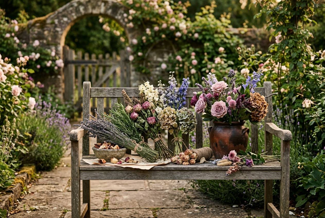 How to Dry Garden Flowers: Compare 6 Preservation Methods