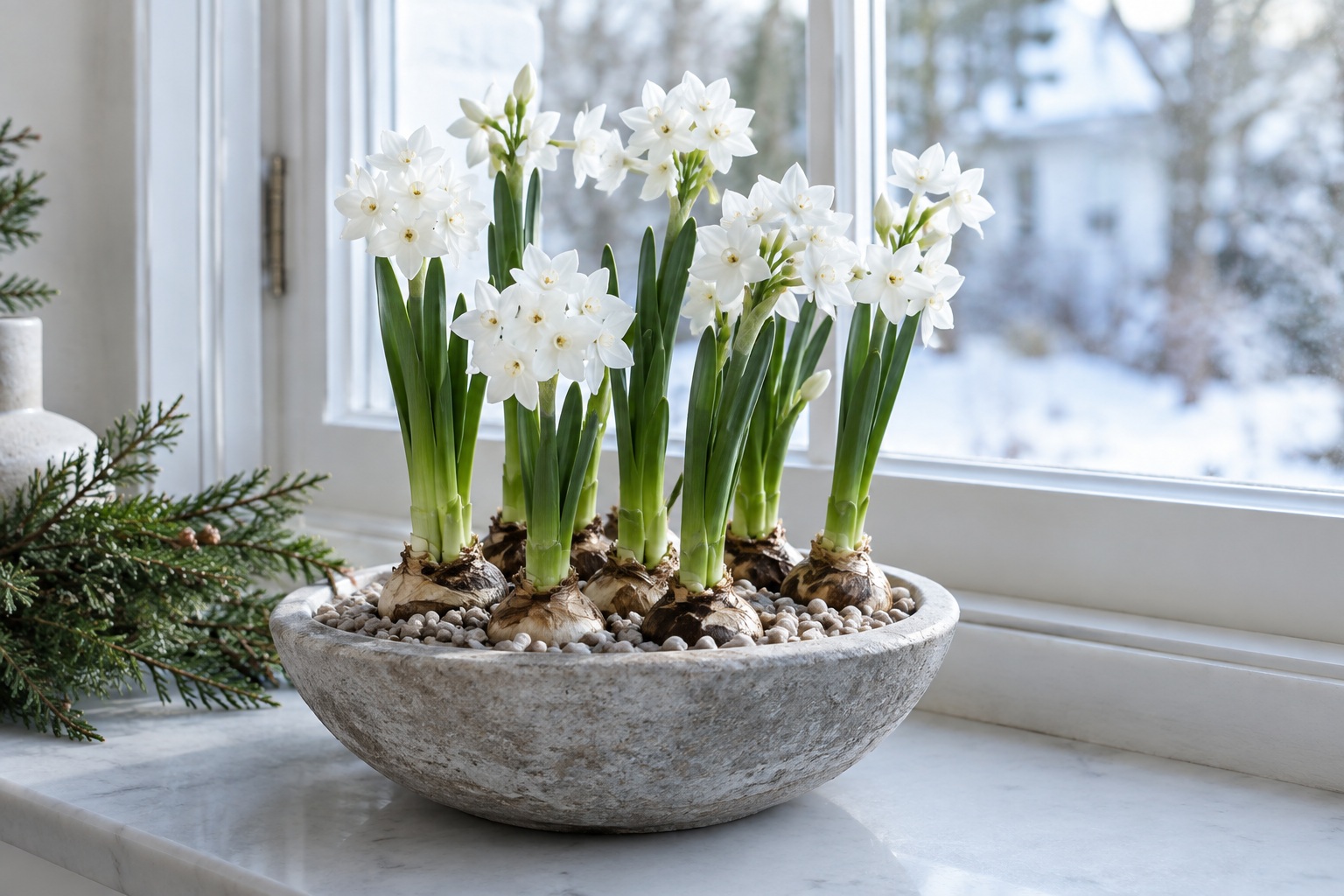 Paperwhites for Christmas: When to Plant and Prop Them Up