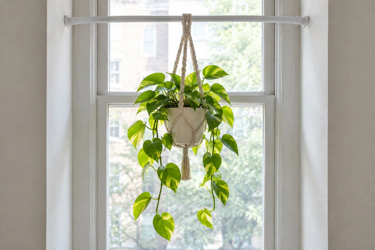How to Hang Plants From the Ceiling Without Drilling