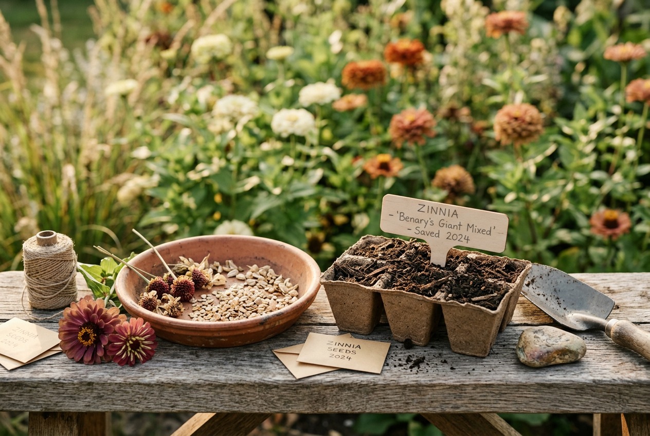 Seed Saving 101: Save Zinnia Seeds for Next Year