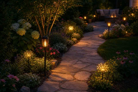 Solar Lights for a Softer Garden Path: 5 Picks