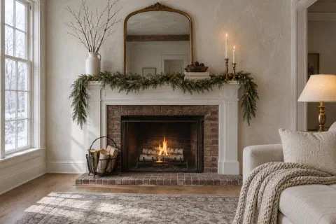 9 Winter Mantel Decor Ideas for After Christmas