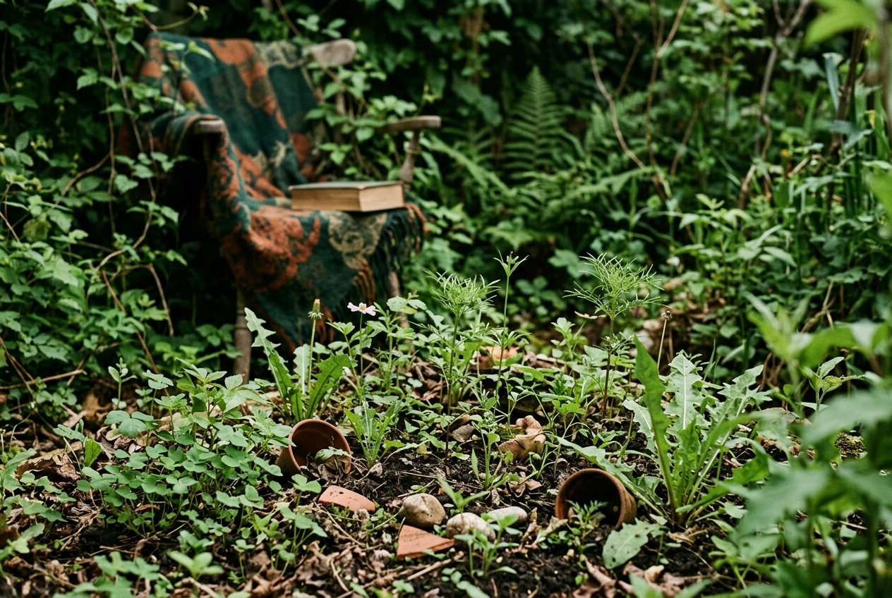 Hands scattering mixed flower seeds over prepared soil